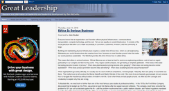 Desktop Screenshot of greatleadershipbydan.com