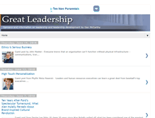 Tablet Screenshot of greatleadershipbydan.com